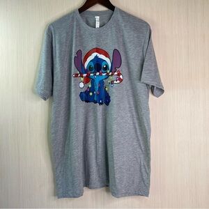 Rustic United Merry Stitchmas Graphic Christmas Holiday Short Sleeve T-Shirt 2XL